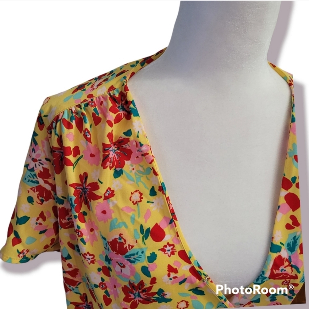 🆕️ J. Crew Floral Print Wrap Dress - Picture 5 of 8